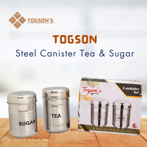 Dual Delights Canister Set - Sugar & Tea Harmony - Togson’s