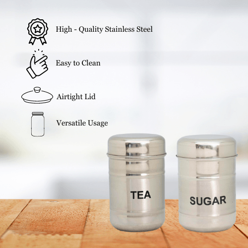 Dual Delights Canister Set - Sugar & Tea Harmony - Togson’s